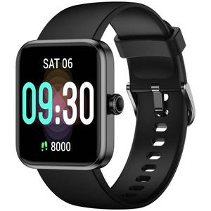 lot 31131 image: TYKOIT Smart Watch, Fitness Tracker with Heart Rate Monitor, Blood Oxygen, Sleep Tracker, 44mm Touchscreen Smartwatch for Android iOS Waterproof Pedometer Watches Step Calories Tracker for Women Men - Retail $16