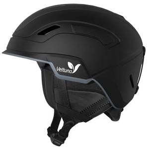 lot 32562 image: Veltuno Ski Helmet for Women, Men & Youth, Snowboard Helmet with 7 Individual Air Vents, Snow Helmets with ABS PC Shell, EPS Foam, Dial Fit, Removable Short Pile Liner and Ear Pads (Black, Medium) - Retail $50