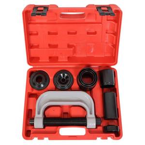 lot 62660 image: Jack Boss Ball Joint Press and U Joint Removal Kit, 10 PCS with Portable Storage Case of Bushing Press Kit Tools, Fits Most 2WD and 4WD Cars and Light Trucks - Retail $39