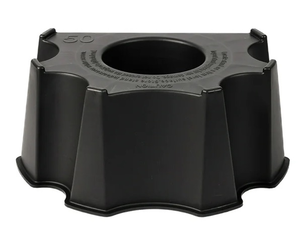 lot 44007 image: 50 Gallon Rain Barrel Stand - Retail $25