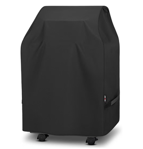 lot 44073 image: 2 Burner Grill Cover 29 Inch, Outdoor Small BBQ Cover with Side Handles and Straps, Heavy Duty Waterproof - Retail $25