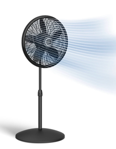 lot 44076 image: Lasko Adjustable Height Pedestal Fan - Retail $50