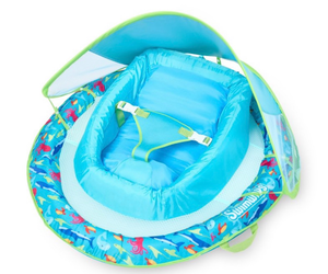 lot 44090 image: Swimways Infant Baby Spring Float with Canopy - Retail $46