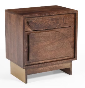 lot 44099 image: Clive 22 Inch 2-Drawer Nightstand - Retail $200