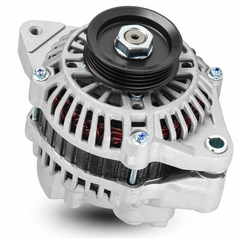lot 24477 image: New Alternator 75 Amp Fit for Honda Civic with Standard Equipment 1996 1997, for Honda Civic 1998-2000 (1999 Civic not fit SI model), for Honda Civic del Sol 1996 1997, 12V 1.6 1.6L, AMT0091 113035 - Retail $90