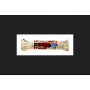 lot 14443 image: Ace 50 ft. L Tan Plastic Braided Cotton Premium Clothesline, 2 Pack