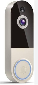 Wireless Video Doorbell Camera, Linen