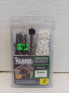 lot 14447 image: Kleer Fasteners For Pvc Trim Cortex Hidden Crtxscrw 2 50lftbx Wood Grain