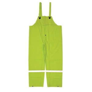 lot 14461 image: Boss Gloves Medium Fluorescent Green Bib Overalls, Medium
