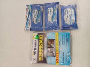lot 14467 image: Disinfectant And Wet Wipes Lot