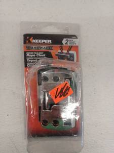 lot 14476 image: Keeper 2 Pack Chrome Fold Away Rope Cleat