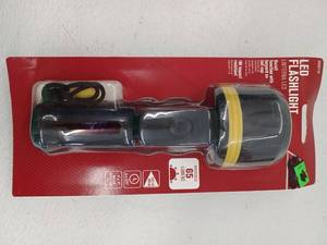 lot 14489 image: 3005110 65 Lumen Black & Yellow LED Flashlight Battery