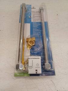 lot 14524 image: Ldr Gas Water Heater Installation Kit A123 509 2301 15 Flexible Connectors