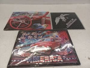 lot 14529 image: Metal Sign Collection