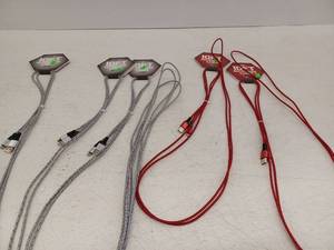 lot 14533 image: 10ft Micro USB Charging Cable Lot - 5 Cables