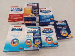 lot 14549 image: Mucinex Cold and Flu Medicine Bundle Lot