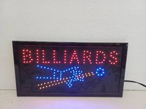 lot 14558 image: Billiards LED Wall Decor