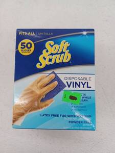 lot 14856 image: Big Time Products 11250-16 Vinyl Disposable Gloves - 50 Count