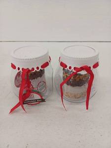 lot 14859 image: 2 Pack Plastic Gifting Jars