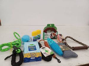 lot 14926 image: Mixed Dog Supplies and Accessories Bundle