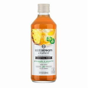 lot 14971 image: Sodastream 11.1 fl oz Pineapple Jalapeno Lime And Grapefruit Elderflower Craft Mixer, 27 Count Bottles, Most Are BB 2025
