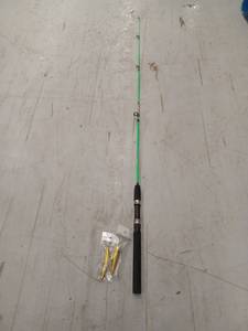 lot 14972 image: Fishing Pole And 2 Lures