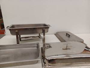 lot 15065 image: Commercial Stainless Steel Chafing Dishes and Food Warmers