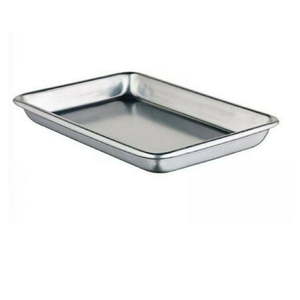 lot 15070 image: Winco ALXP-0609  6.5x9.5-Inch Eighth Size Aluminum Sheet Pan (3 Pack)
