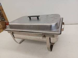 lot 15105 image: Chafing Dish With Pan, Approximately 12.5 x 20.75