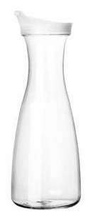 lot 39342 image: Clear Plastic Water Pitcher with Flip Lid
