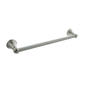 lot 15134 image: AquaPlumb 24 Inch Bell Style Towel Bar, Satin Nickel Finish, 25 Pack