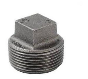 lot 15176 image: 1-14-in Black Malleable Iron Plug