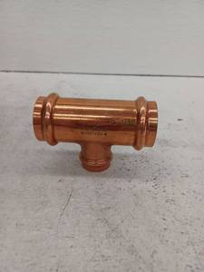 lot 15179 image: 1 12 x 1 12 x 1 Inch Copper Tee