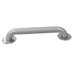 lot 15194 image: Jones Stephens G12018 1.25 x 18 in. Satin Grab Bar with Exposed Flange, 15 Count