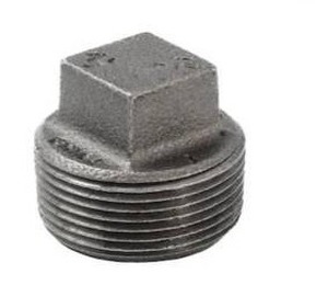 lot 15199 image: 1-14-in Black Malleable Iron Plug