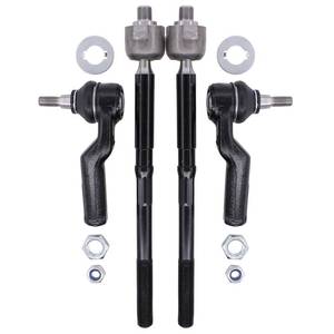 lot 24953 image: NewYall Inner and Outer Front Left Right Steering Tie Rod End Set For Ford C-Max Escape 2013-2018 Focus 2012-2018 Transit Connect 2014-2018 (Partial Set) - Retail $33