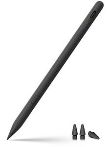 lot 26287 image: Stylus Pen for ipad 2018-2026, USB-C Fast Charging Pencil, Pixel-Perfect Tilt Sensitivity for iPad 11109876A16, iPad mini 765, iPad Air M432 1113543, iPad Pro M54 1312.911 Black - Retail $22