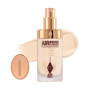 lot 26332 image: Charlotte Tilbury Airbrush Flawless Matte Foundation - Full Coverage Liquid Makeup with a Natural-Matte Finish - Smoothes & Blurs Pores - Waterproof & Transfer Resistant - 1 Neutral - Retail $52