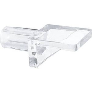 lot 26355 image: Prime-Line U 10144 14 In. Clear Plastic 5 lbs. Shelf Peg (6 Pack) - Retail $7
