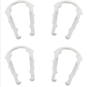 lot 31185 image: Fuel Line Retainer Clip  12 inch Plastic Retaining Clip  Mechanic PACK of 4  FC-800-040  (Also fits select evap purge line clips) - Retail $6