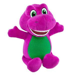 lot 31187 image: Barney World Toddler Toy 8-Inch Plush Dinosaur Character for Preschool Pretend Play Kids Ages 2 Years - Retail $11