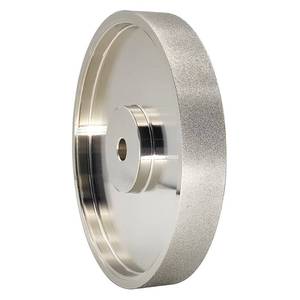 lot 32616 image: CAQUXIL CBN Grinding Wheel 6 Dia x 1 Wide, 12 inch Arbor, Sharpen High Speed Steel Cutting Tools, Diamond Grinding Wheel Grit #320 - Retail $62
