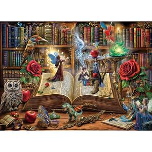 lot 32618 image: TangMosaic Magic Book Jigsaw Puzzles, 1000 Piece Puzzle for Adults, Family Puzzles Game, Fun Relaxing Challenging, Interlock Perfectly No Dust, Home Wall Decor, Gifts for Birthday Fathers Day - Retail $17