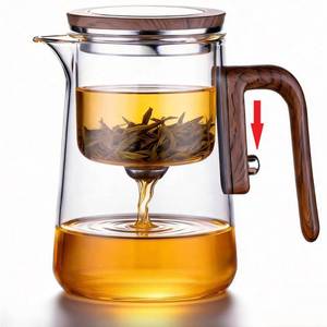 lot 32658 image: DRNKNSTX Enchanted Tea Pot, Magic Tea Pot for Loose Leaf Tea Steeper, Heat Resistant Borosilicate Glass Teapot with Tea Infuser, Ideal Gift for Tea Lovers - 27 oz (800 ml) - Retail $38