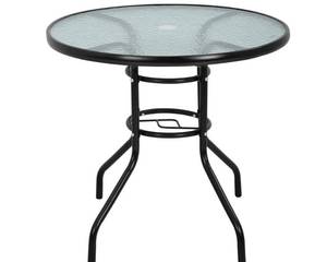 lot 61946 image: StyleWell Glass Bistro Table - Retail $75