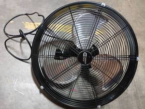 lot 61949 image: Commercial Electric Industrial Floor Fan.. missing stand - Retail $75