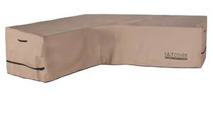 lot 61958 image: Hampton Bay Universal Sectional Patio Furniture Cover - Retail $25