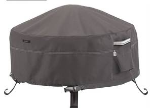 lot 61959 image: Universal Round Fire Pit Cover 30 inch Diameter - Retail $15