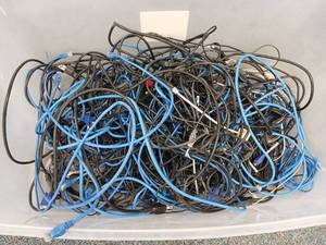 lot 61965 image: Mixed Computer Cable Lot - Retail $25