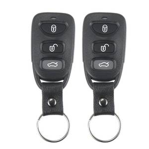 lot 2803 image: X AUTOHAUX 2pcs 4 Button Car Keyless Entry Remote Control Key Fob for Kia Forte 2010 2011 2012 2013 PINHA-T008